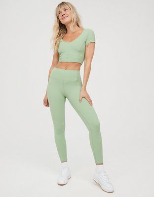 OFFLINE By Aerie Goals Ribbed Legging | Aerie