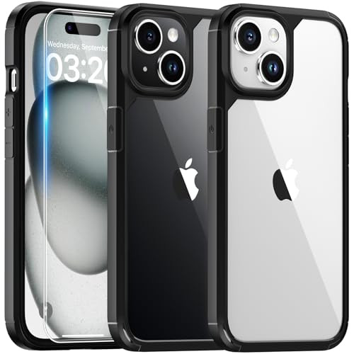 TAURI for iPhone 15 Case, Black | Amazon (UK)