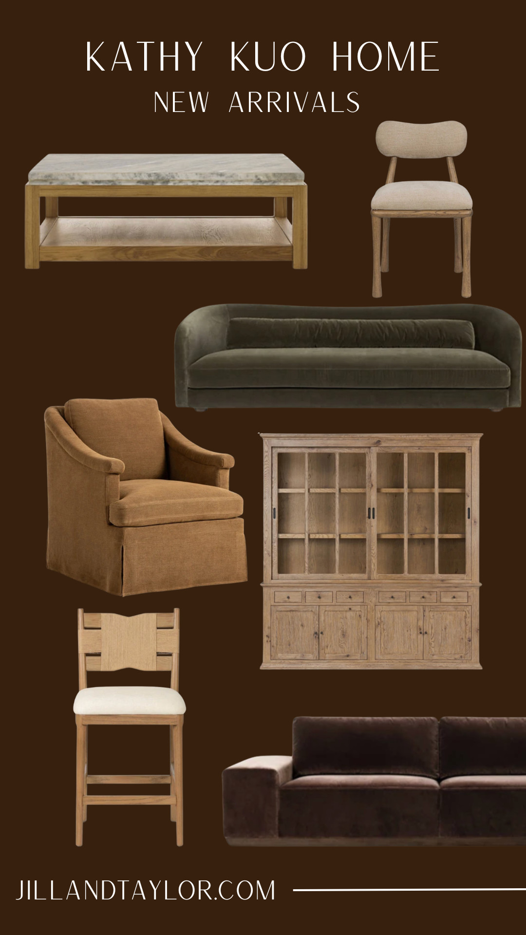 Kathy Kuo Home new arrivals 

Coffee table, dining chairs, sofa, accent chair, cabinet  

 #LTKdayinmylife #LTKmorningroutine #LTKHome