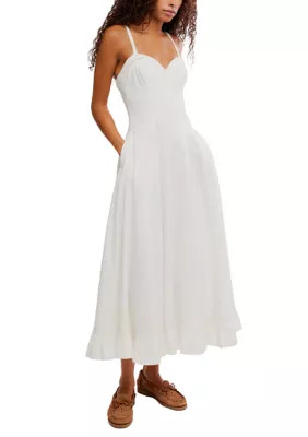 Free People Women's Another Season Midi Dress, Large | Belk
