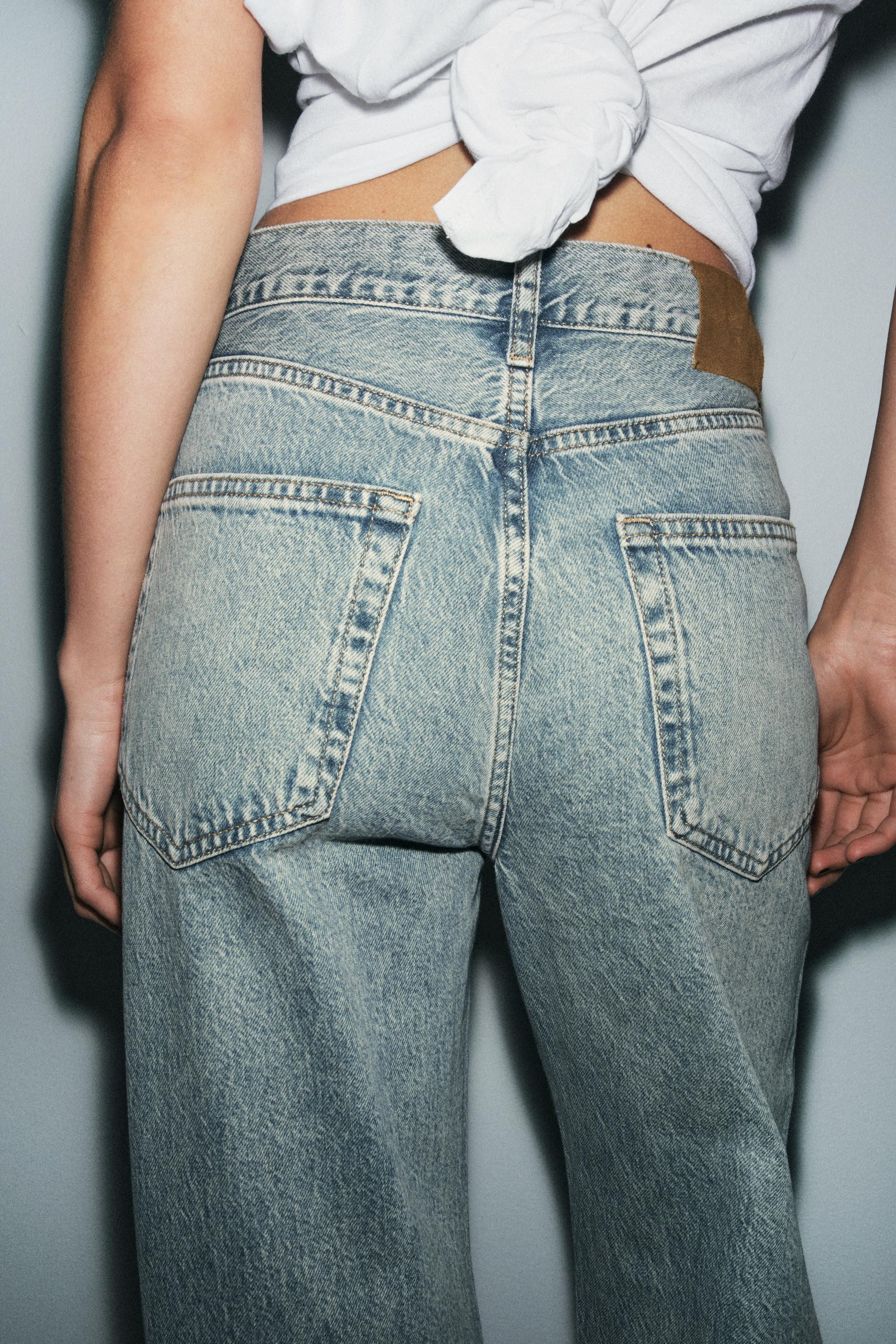 ZW COLLECTION MID-RISE BAGGY JEANS | Zara US