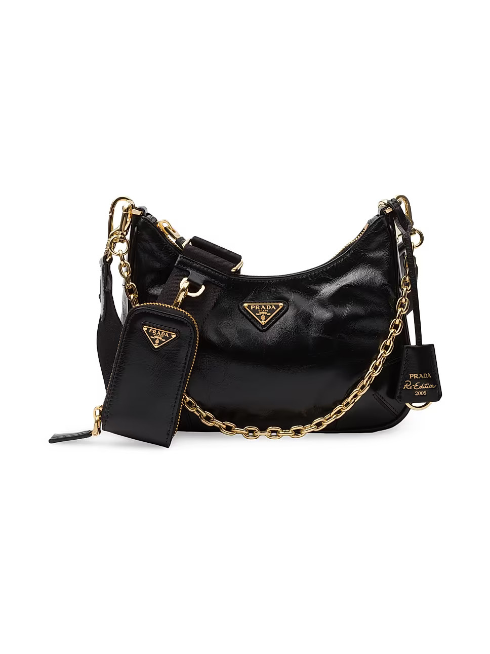 Prada Re-Edition 2002 Leather Shoulder Bag | Saks Fifth Avenue