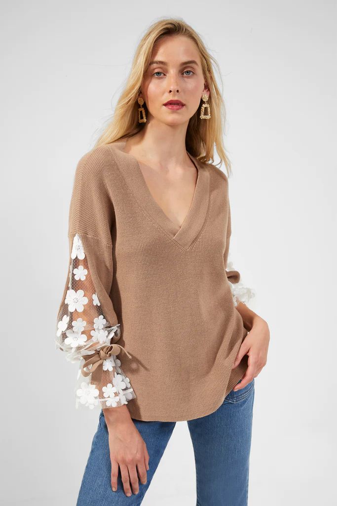 Caballo Lace Knit Sweater | French Connection (US)