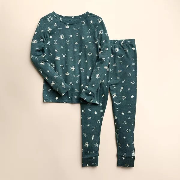 Kids 4-12 Little Co. by Lauren Conrad Snug Fit Top & Bottom Pajama Set | Kohl's