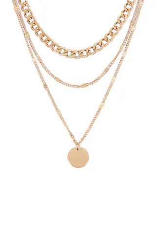 Amber Sceats Chain Layered Necklace in Gold from Revolve.com | Revolve Clothing (Global)