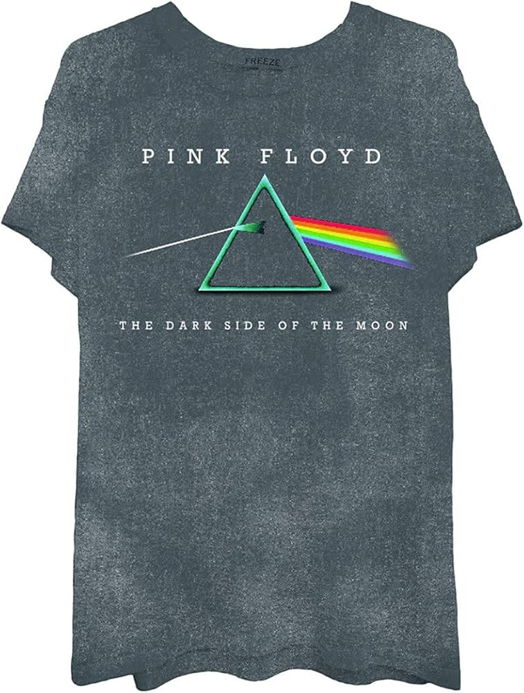 Pink Floyd Ladies Rock Shirt Dark Side of The Moon Vintage Tee | Amazon (US)