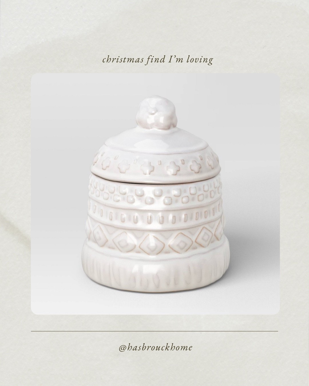 Cutest little container 🤎🌲✨

#LTKCyberWeek #LTKGiftGuide #LTKHoliday