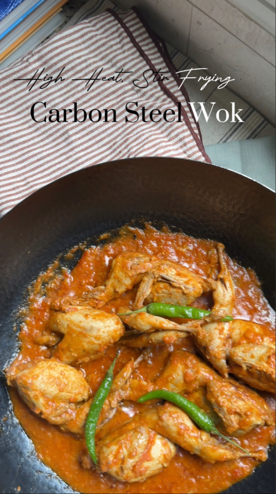 Nothing better than this Wok. Perfect for stir/ high heat frying. Wash and oil it immediately after cooking. For looking good as new!

Link: https://amzn.to/481c6jv

#LTKAsia