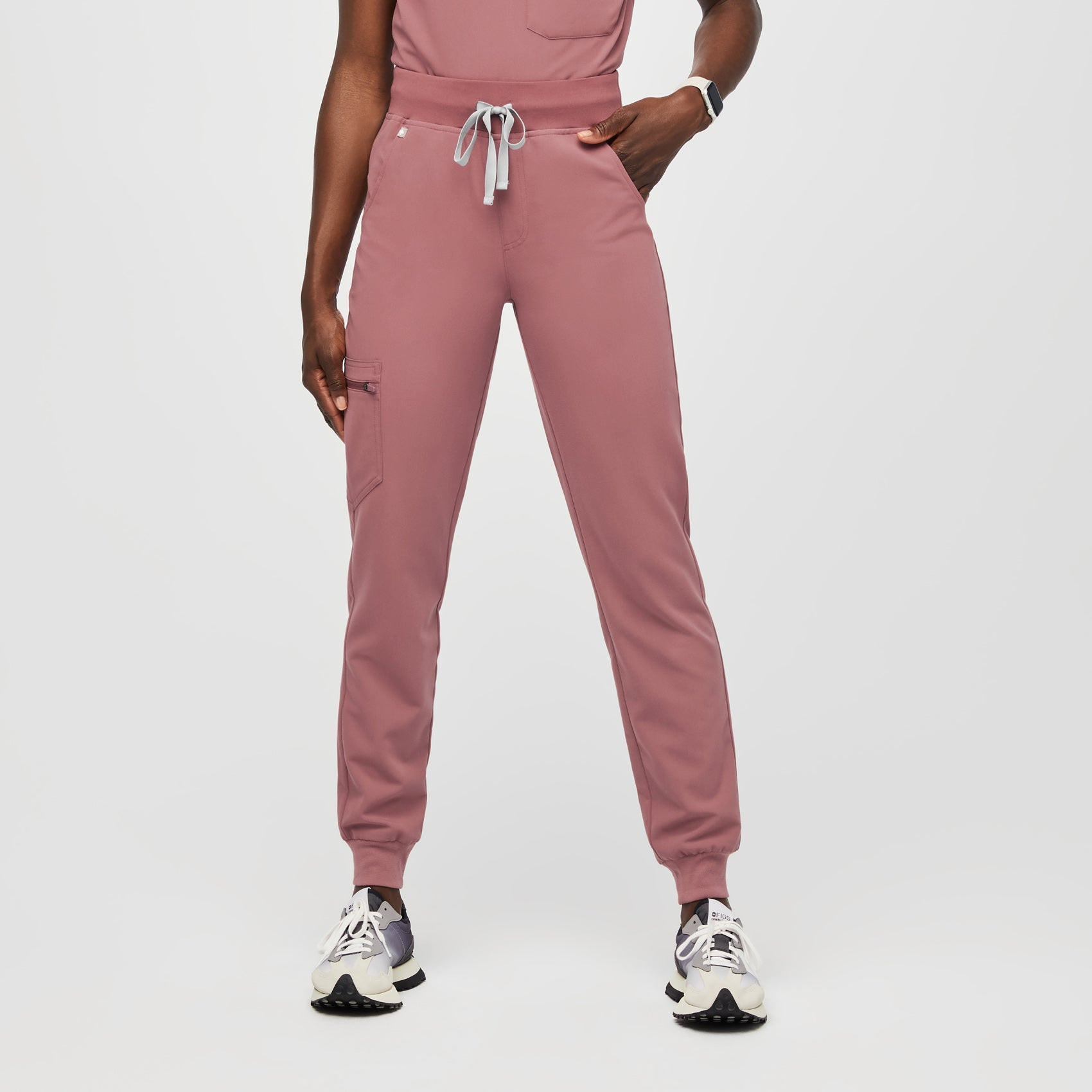 Women’s High Waisted Zamora™ Jogger Scrub Pants 2.0 - Mauve · FIGS | FIGS