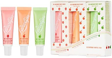 Lanolips 101 Ointment Fruities Trio - Flavored Balms for Dry, Cracked Lips and Skin - Set of 3 Li... | Amazon (US)