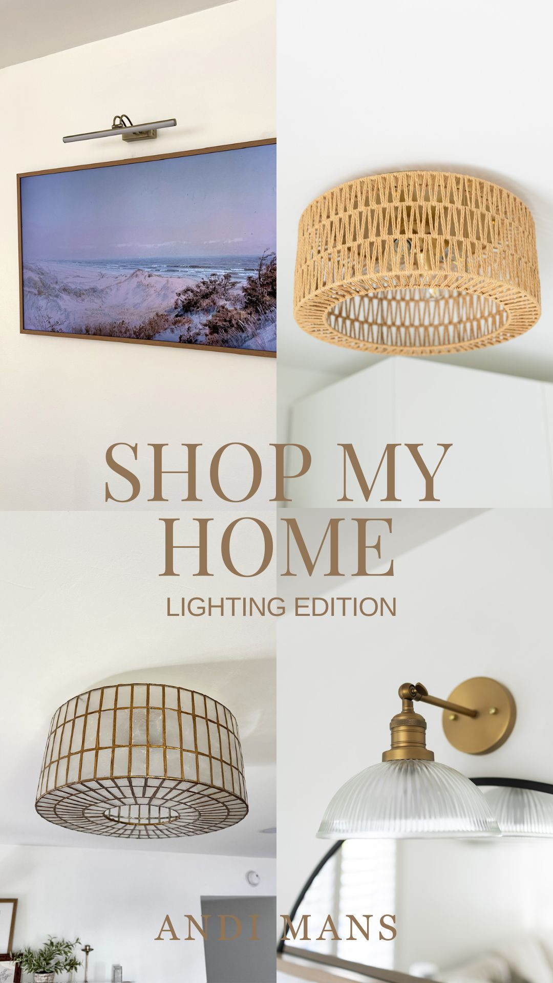 Shop my house! A few of my favorite light fixtures throughout my home that add a earthy touch to any space. 

 #LTKSeasonal #LTKOver40 #LTKHome
