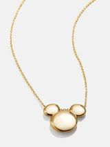 Mickey Mouse Disney Pendant Necklace - Gold | BaubleBar (US)