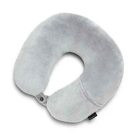 Brookstone Microbead Travel Neck Pillow - Lightweight U-Shaped Travel Pillow for Neck Support | Walmart (US)
