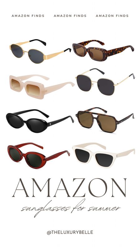 Amazon sunglasses for summer 

#LTKStyleTip #LTKFindsUnder100 #LTKSeasonal