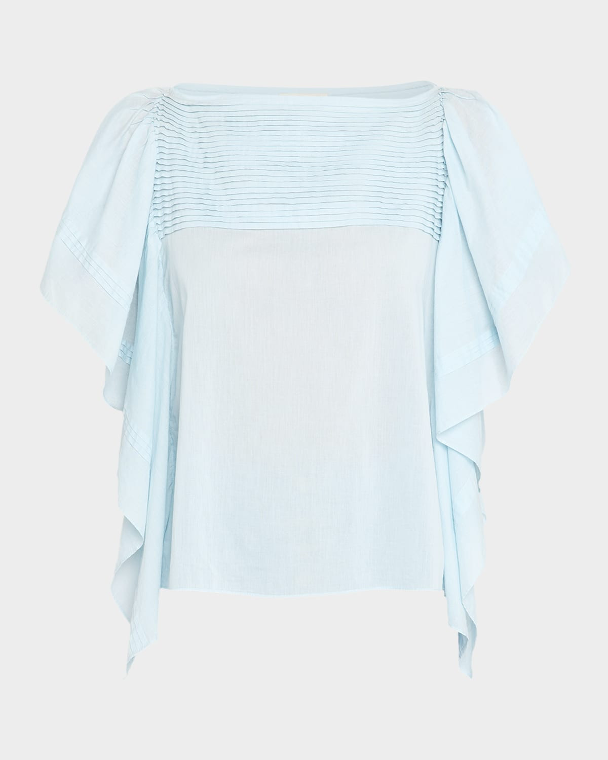 Lu Short-Sleeve Ruffle Top | Neiman Marcus