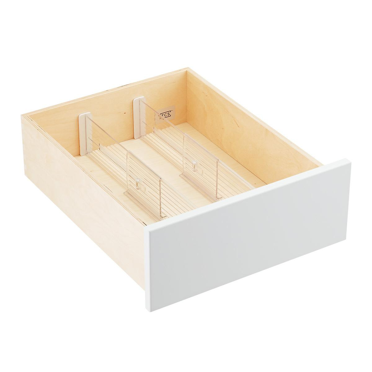 4" Expandable Drawer Dividers Pkg/2 | The Container Store
