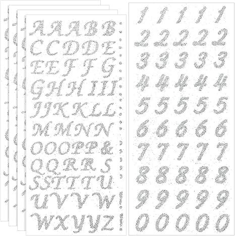 5 Sheets Graduation Cap Stickers Decoration Glitter Alphabet Letter Stickers Self-Adhesive Rhines... | Amazon (US)