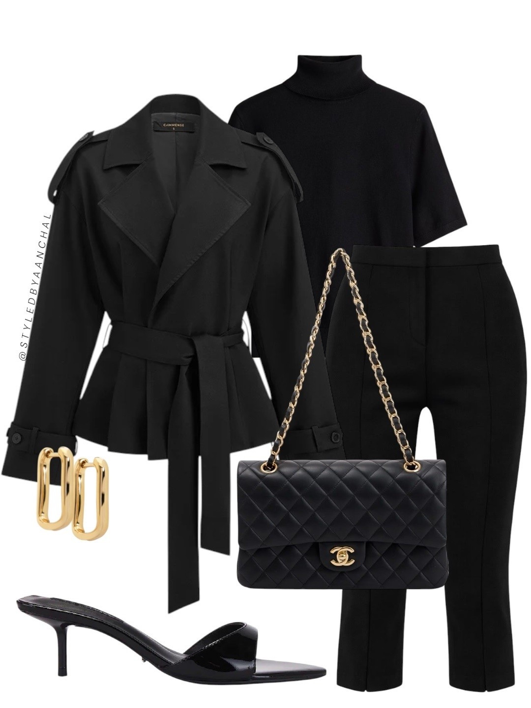Cropped trench coat and capri outfit


Black cropped trench coat
Black capri
Black heels
Revolve
Cos
Commense

#LTKbag #LTKmodest #LTKsale