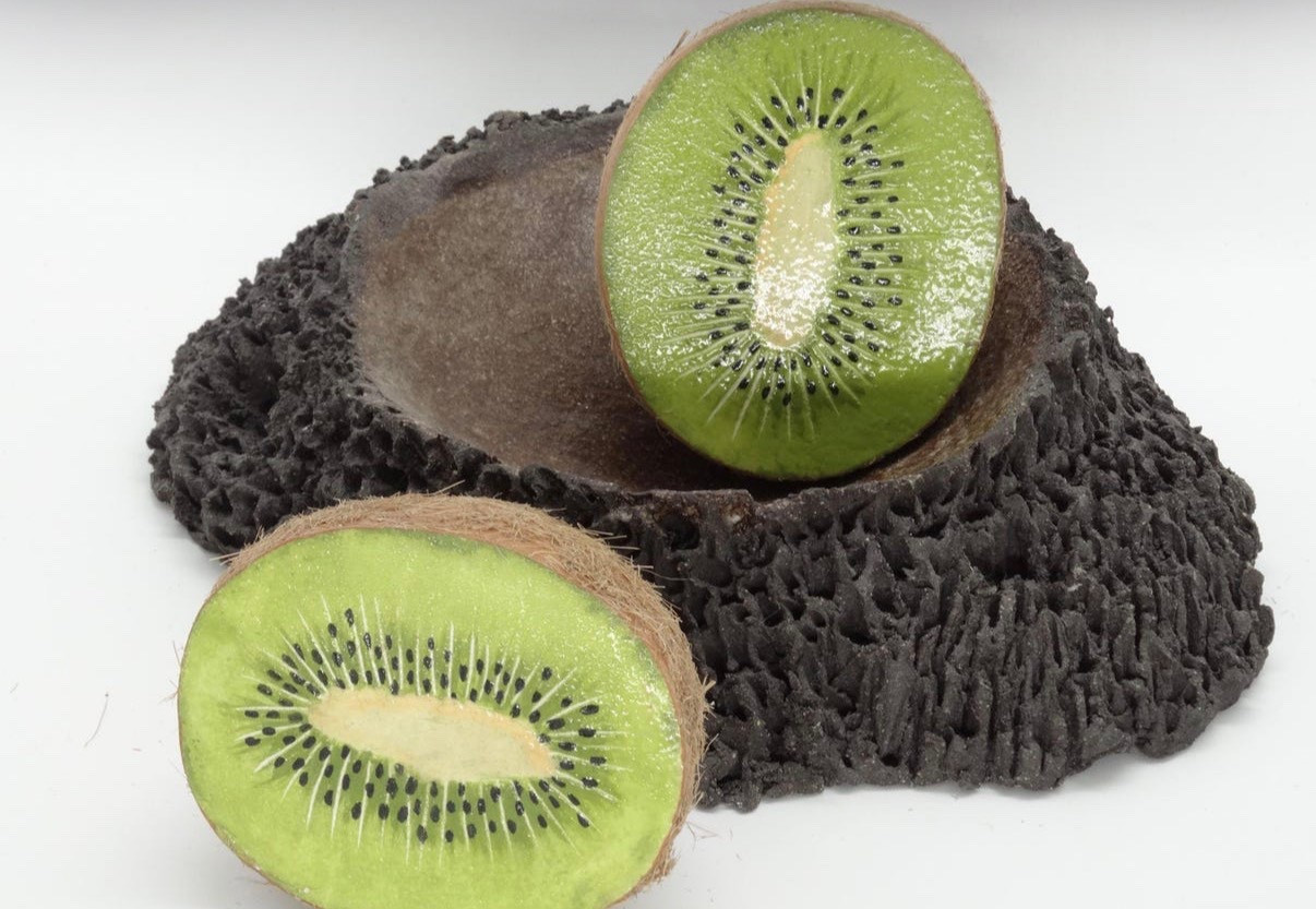 Ceramic Kiwi- Fake food plate wall