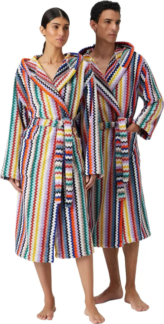 Missoni Home Riverbero Bathrobe In Cotton Terry With Zigzag Pattern | Nordstrom | Nordstrom