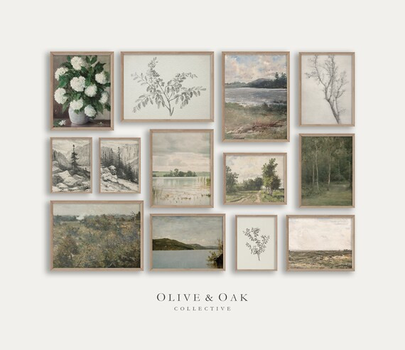 French Country Gallery Wall Print SET / Vintage European Art | Etsy | Etsy (US)