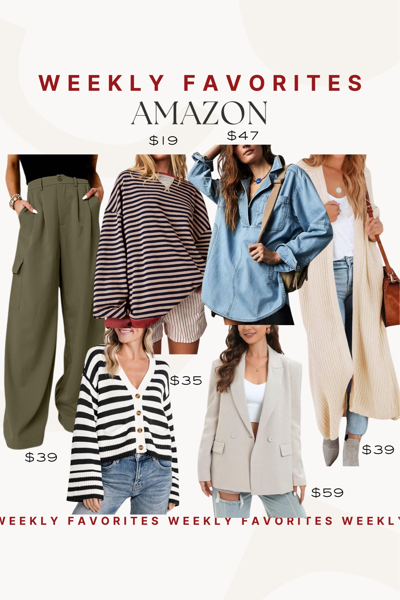 Amazon favorites! We’re loving these striped sweaters, perfect for a chill fall morning!

Amazon fashion, Amazon favorites, Amazon style, Amazon finds 

#LTKSeasonal #LTKStyleTip