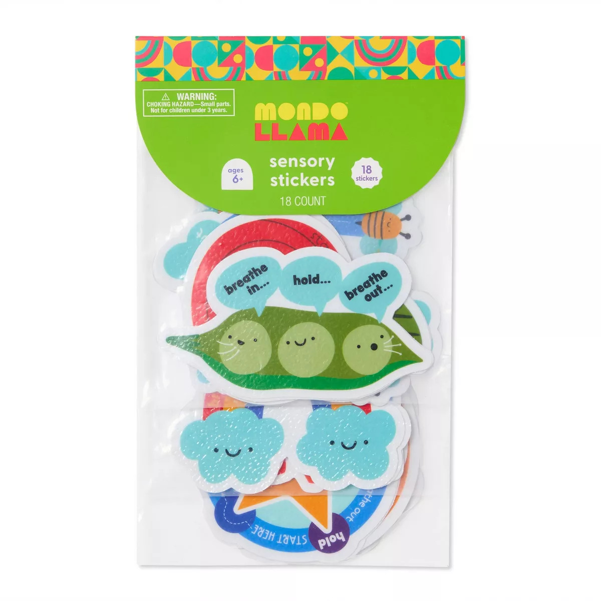15ct Classroom Craft Sensory Stickers - Mondo Llama™ | Target