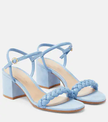 Cruz 60 leather and suede sandals | Mytheresa (INTL)