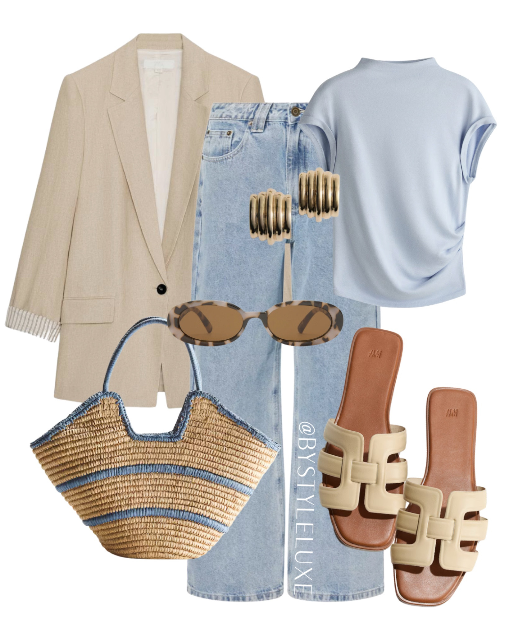 NEW H&M - Styling new in pieces from H&’ for spring 

#sandals #blazer #jeans 

#LTKjeans #LTKshoes #LTKspring