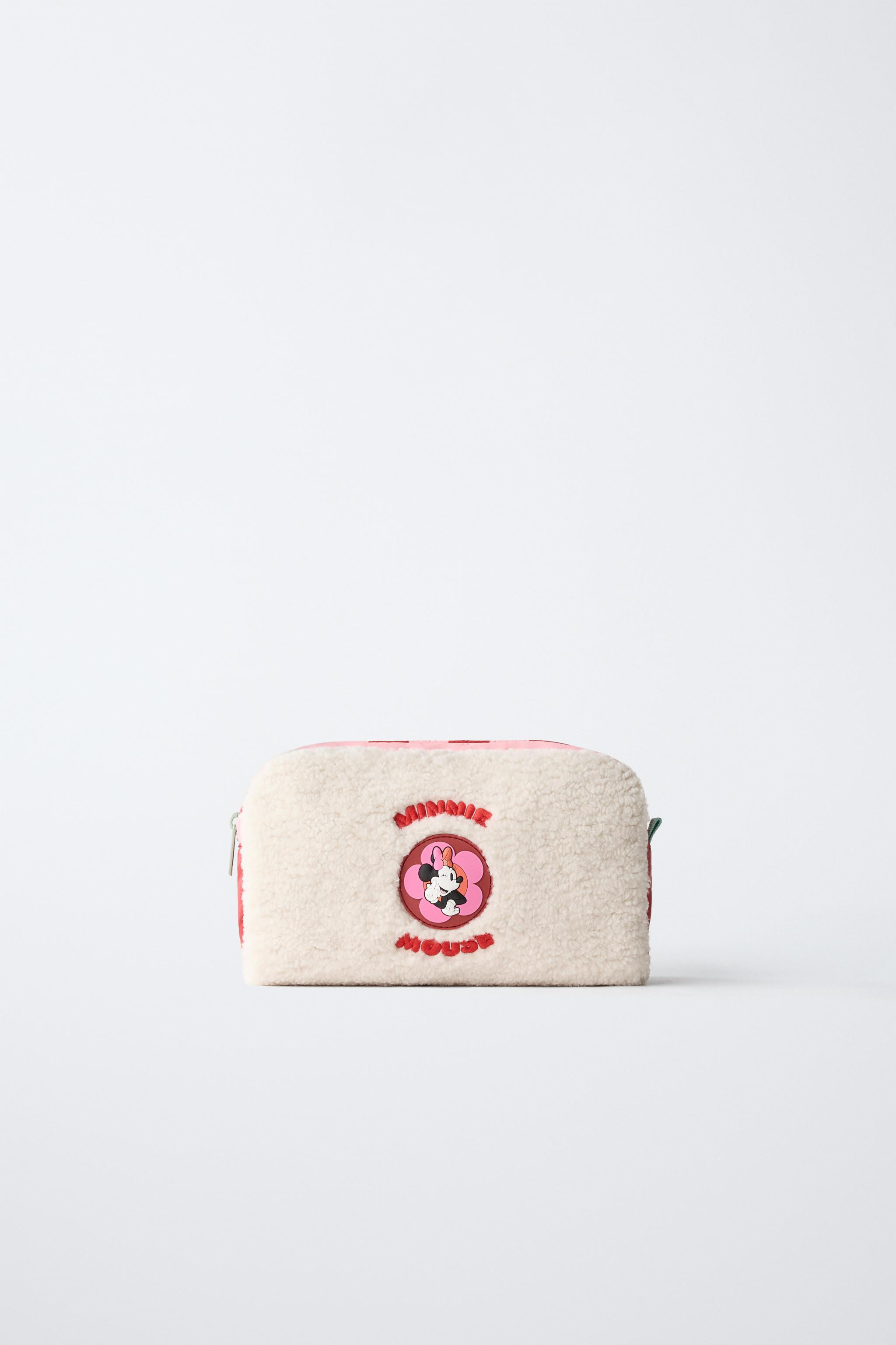 MINNIE MOUSE © DISNEY FAUX SHEARLING TOILETRY BAG | Zara US