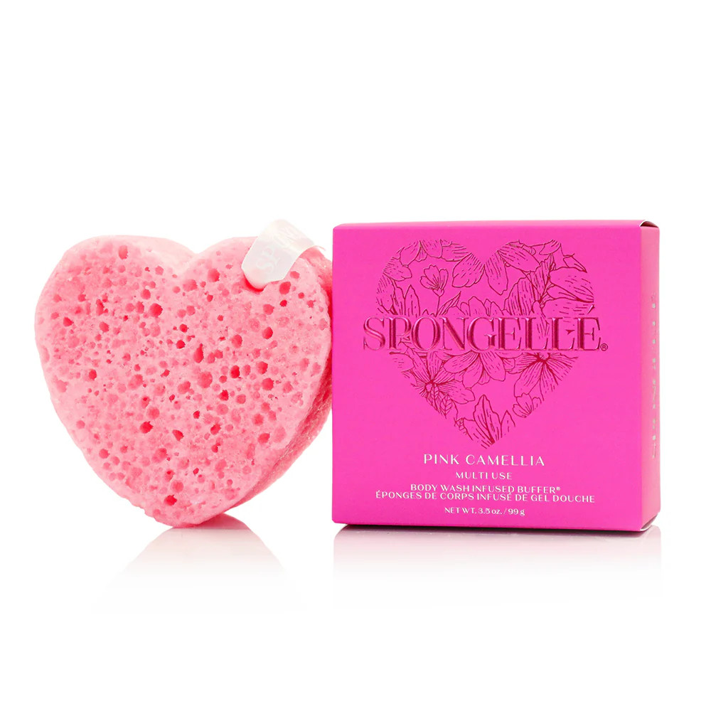 Pink Camellia | Heart Buffer | Spongelle
