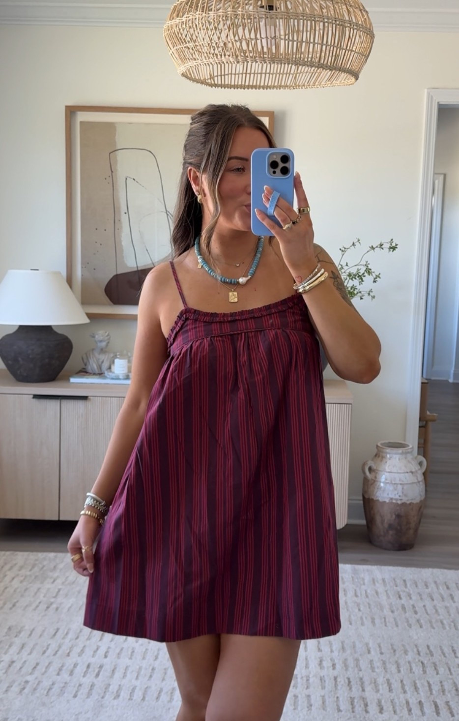 Wearing a medium.
Spring dress, summer dress, beaded necklace. Target fashion arrivals.

#LTKootd