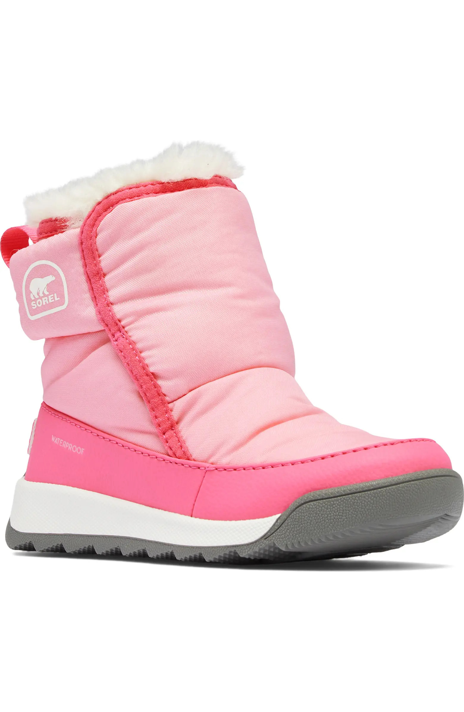Kids' Whitney II Faux Fur Lined Waterproof Snow Boot | Nordstrom