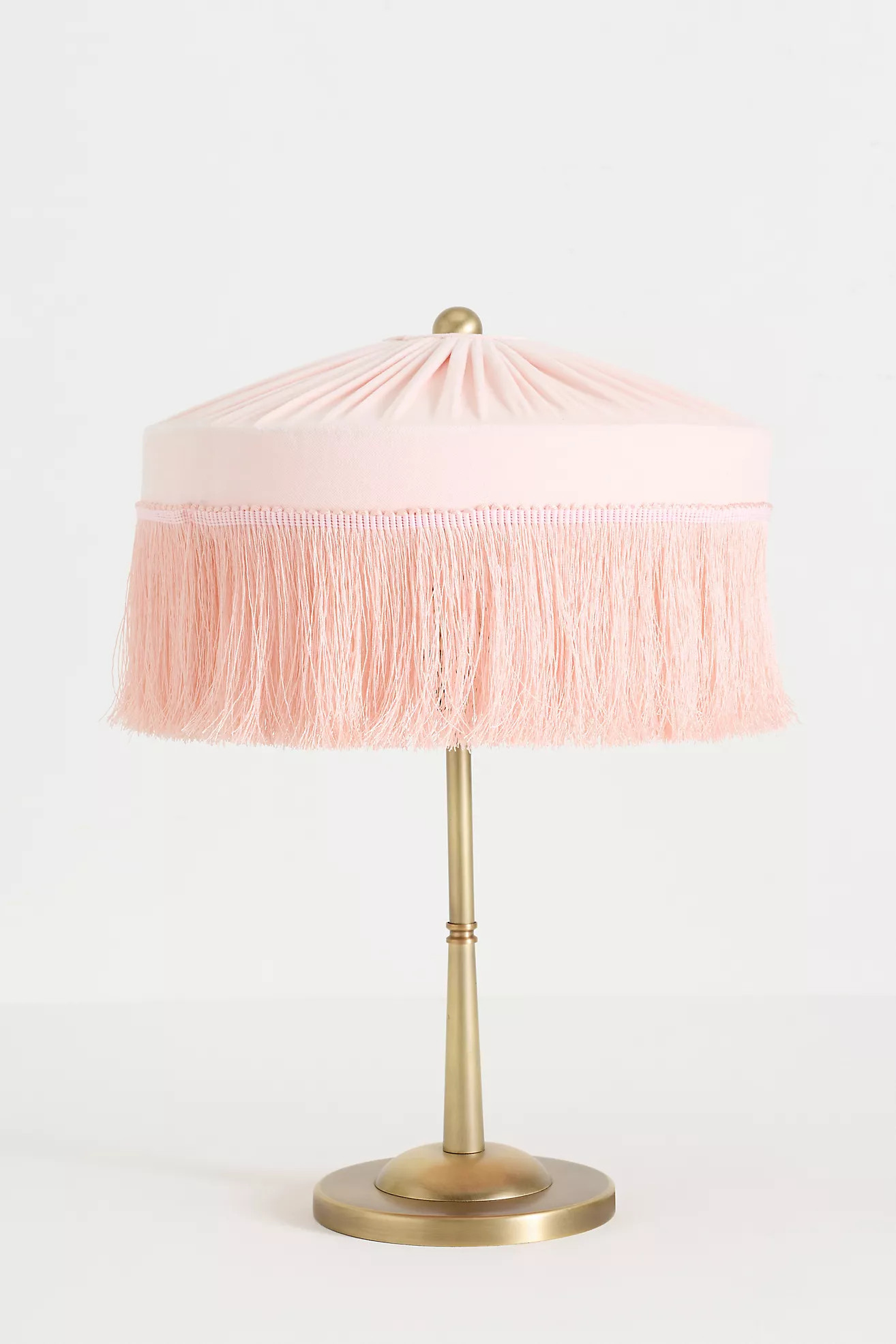 Sinclair Fringe Velvet Table Lamp | Anthropologie (US)