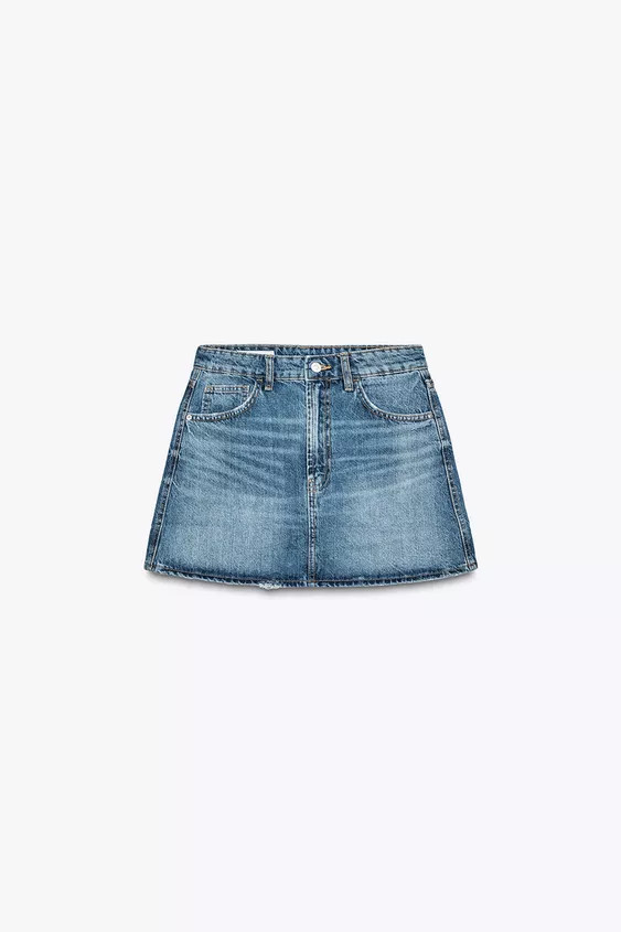 TRF DENIM MINI SKIRT | Zara US