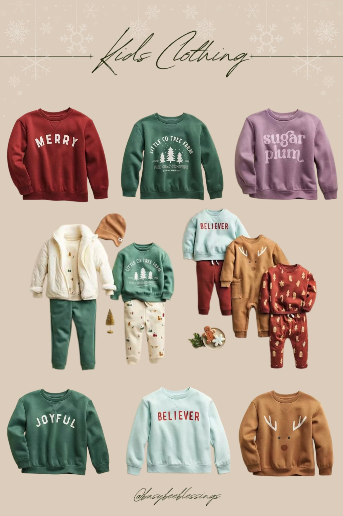These cute crewneck sweatshirts will keep your little ones (sizes NB-12) warm and cozy this winter. They are a relaxed fit and feature super soft brushed fleece. For a limited time use code SAVE20NOW for 20% off. It’s a perfect time to buy gifts with these incredible coupon codes.


#LTKHoliday #LTKsalealert #LTKkids