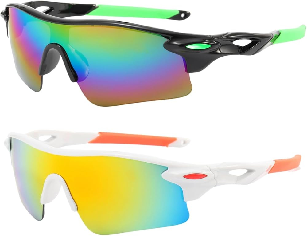 Swanoble UV400 2 Sports Sunglasses for Kids Baseball,Lightweight frame Sunglasses for Boys Girls,... | Amazon (US)