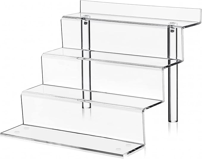 9 Inch Acrylic Shelf, 4 Tier Perfume Organizer and Cologne Organizer, Funko POP Shelves Tiered Ri... | Amazon (US)