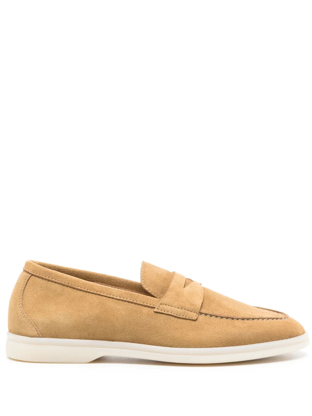 Luciana suede penny loafers | Farfetch Global