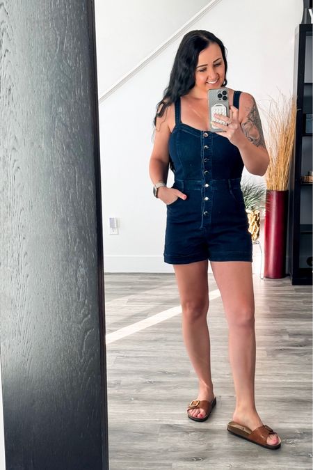 This cute denim romper will definitely be on repeat this spring and summer. 

Romper • Denim Romper • Spring Styles • Summer Style • Womens Fashion • Denim 

#denimromper #bebestyle #romper #springstyle #springfashion #summerstyles #denimm

#LTKstyletip #LTKshoecrush #LTKover40