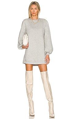 Lovers + Friends Jessa Sweatshirt Dress in Charcoal from Revolve.com | Revolve Clothing (Global)