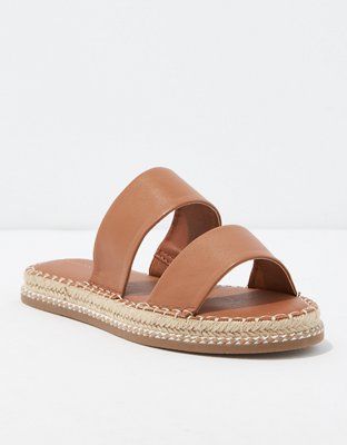 AE Double-Band Espadrille Sandal | American Eagle Outfitters (US & CA)