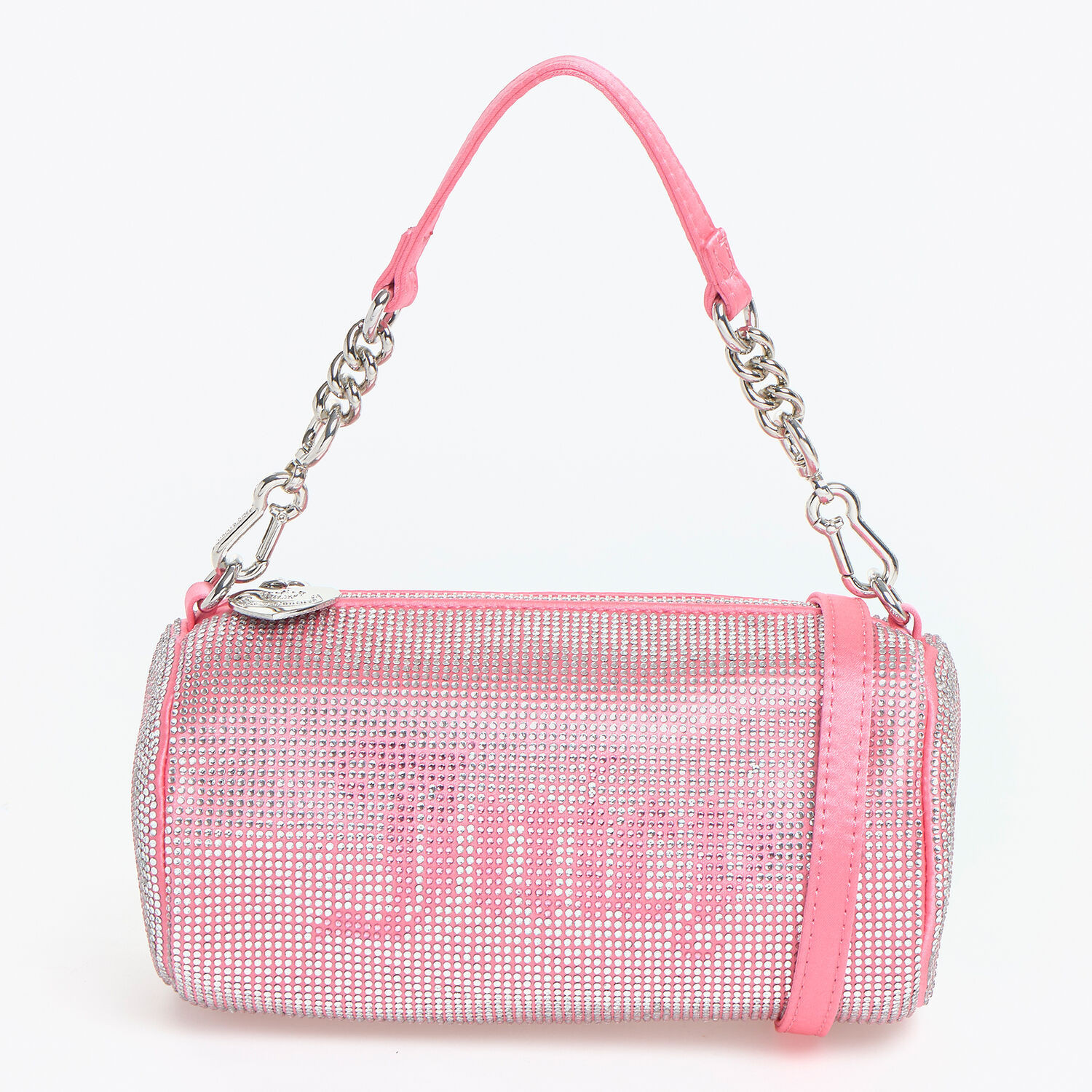 Pink Embellished Barrel Bag | TK Maxx