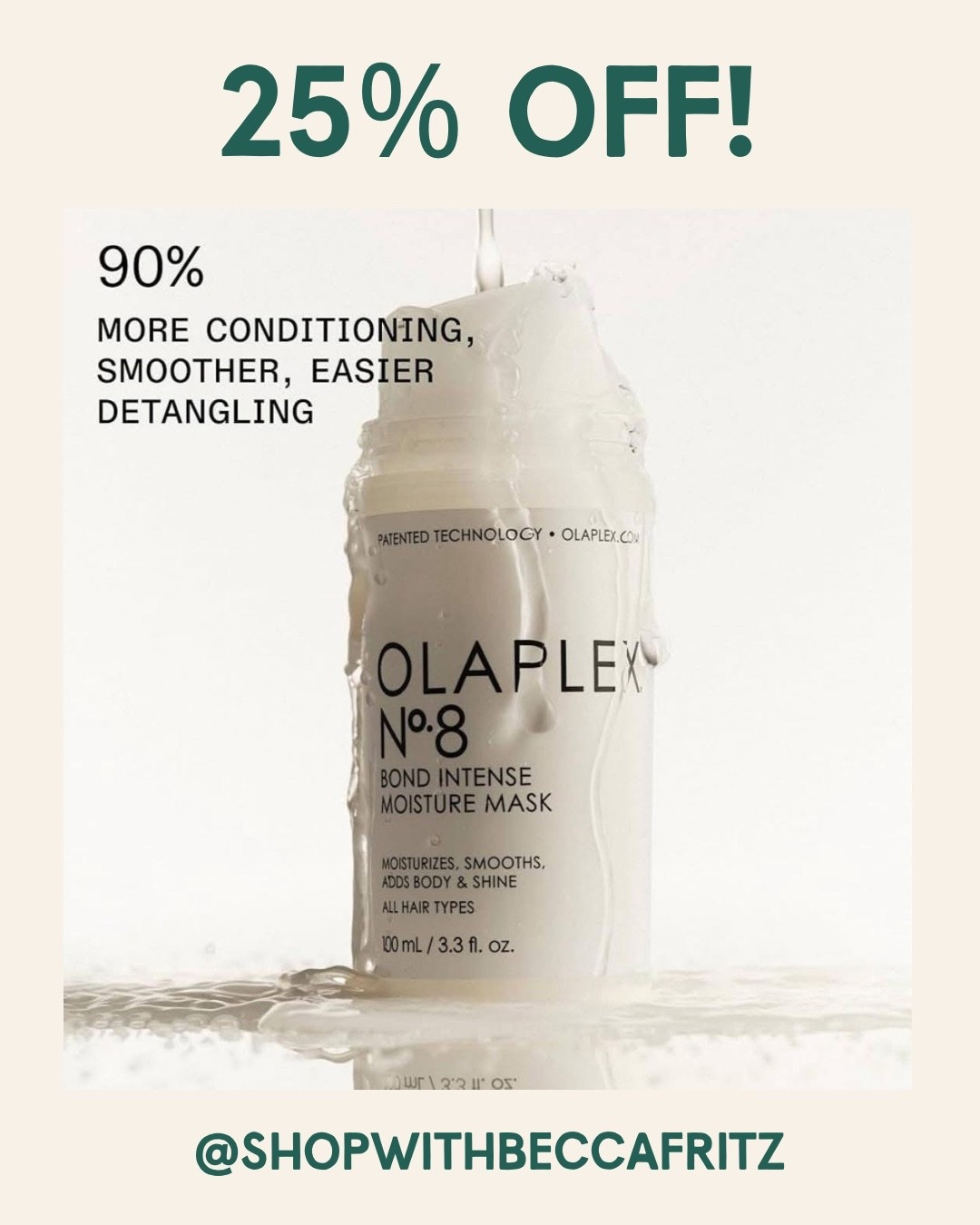 ✨Hair rehab in a bottle and it’s 25% OFF! 🙌🏻
The Olaplex No. 8 Moisture Mask is packed with all the smoothing, shine-boosting, detangling magic your hair’s been begging for. This one never lasts long when it’s on sale so don’t wait!
🛒 Tap 🔗 below to grab it before it’s gone ⬇️

#LTKFindsUnder50 #LTKSaleAlert #LTKBeauty