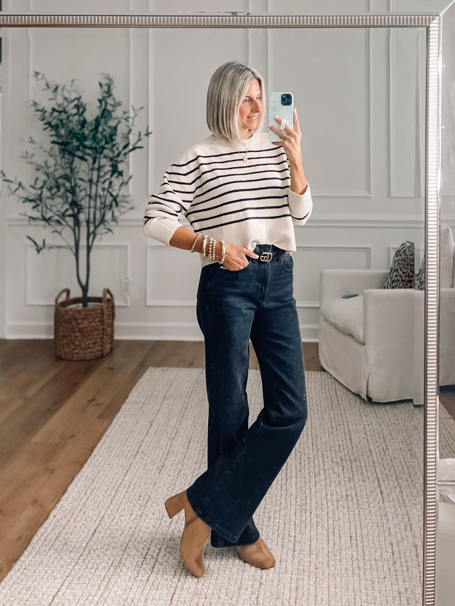 Target outfit | Cropped sweater wearing a small | High rise flare black jeans wearing size 4 | Boots 





#LTKSeasonal #LTKFindsUnder50 #LTKStyleTip