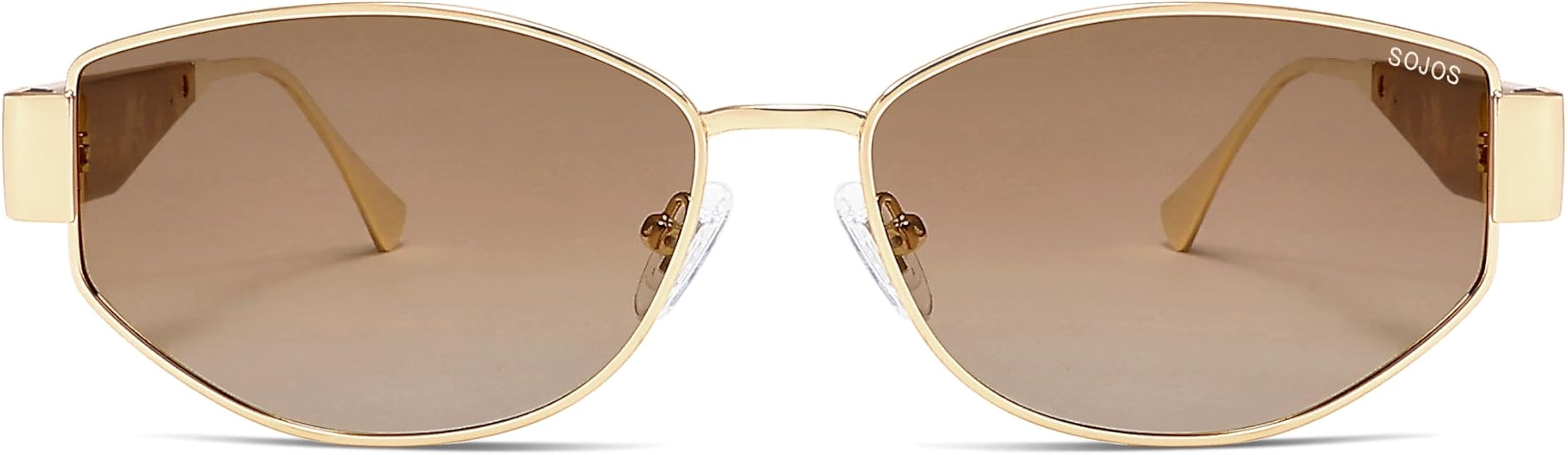 SOJOS Polarized Sunglasses for Women,Trendy Hexagonal Sun Glasses Retro Shades UV400 SJ1257 | Amazon (US)