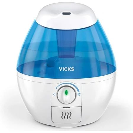 Vicks Mini Filter-Free Cool Mist Humidifier, Small Room, .5 Gallon Tank, Blue – Visible Mist Small H | Walmart (US)