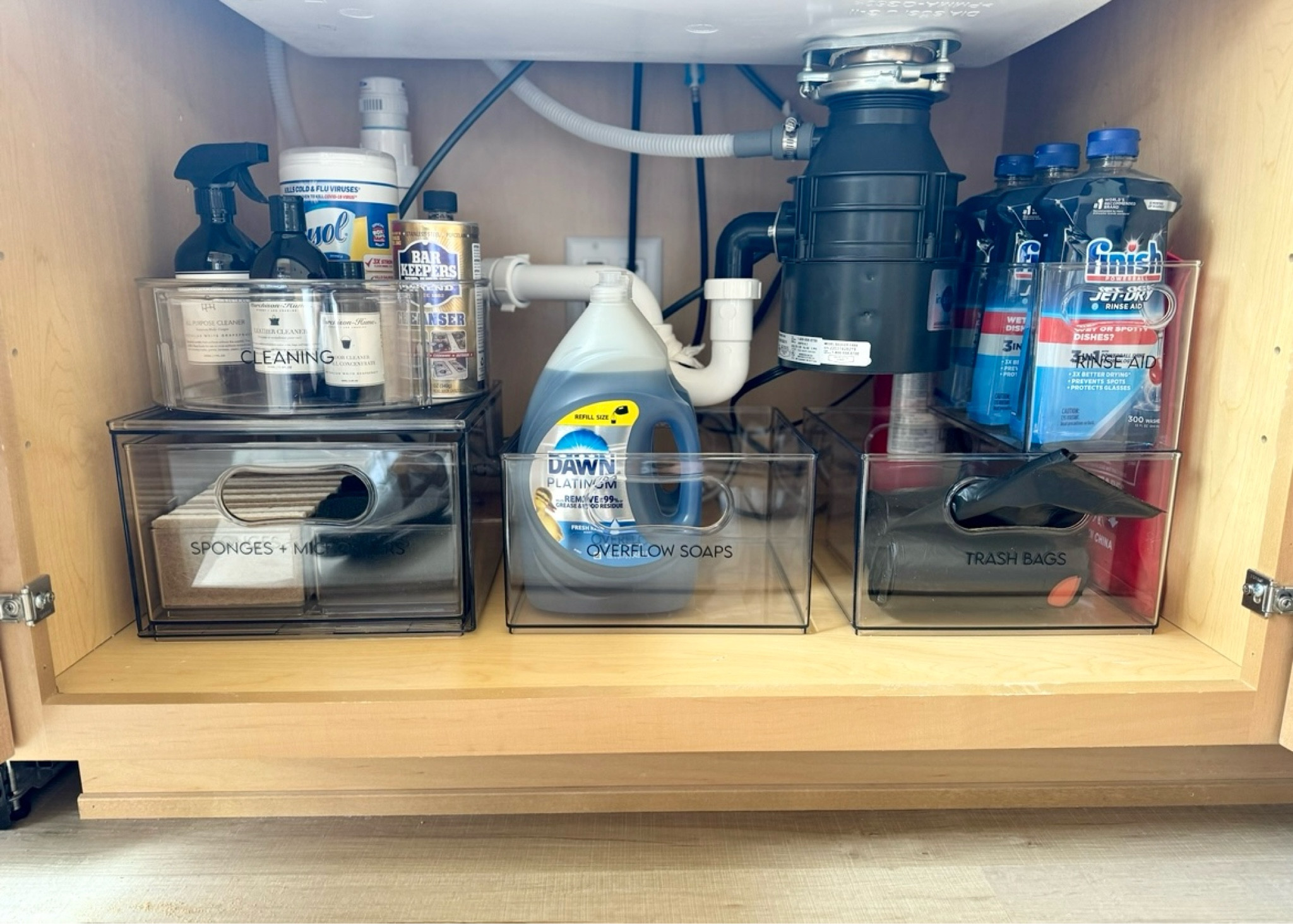 Under the kitchen sink organization!




#LTKHome #LTKFamily #LTKFindsUnder50