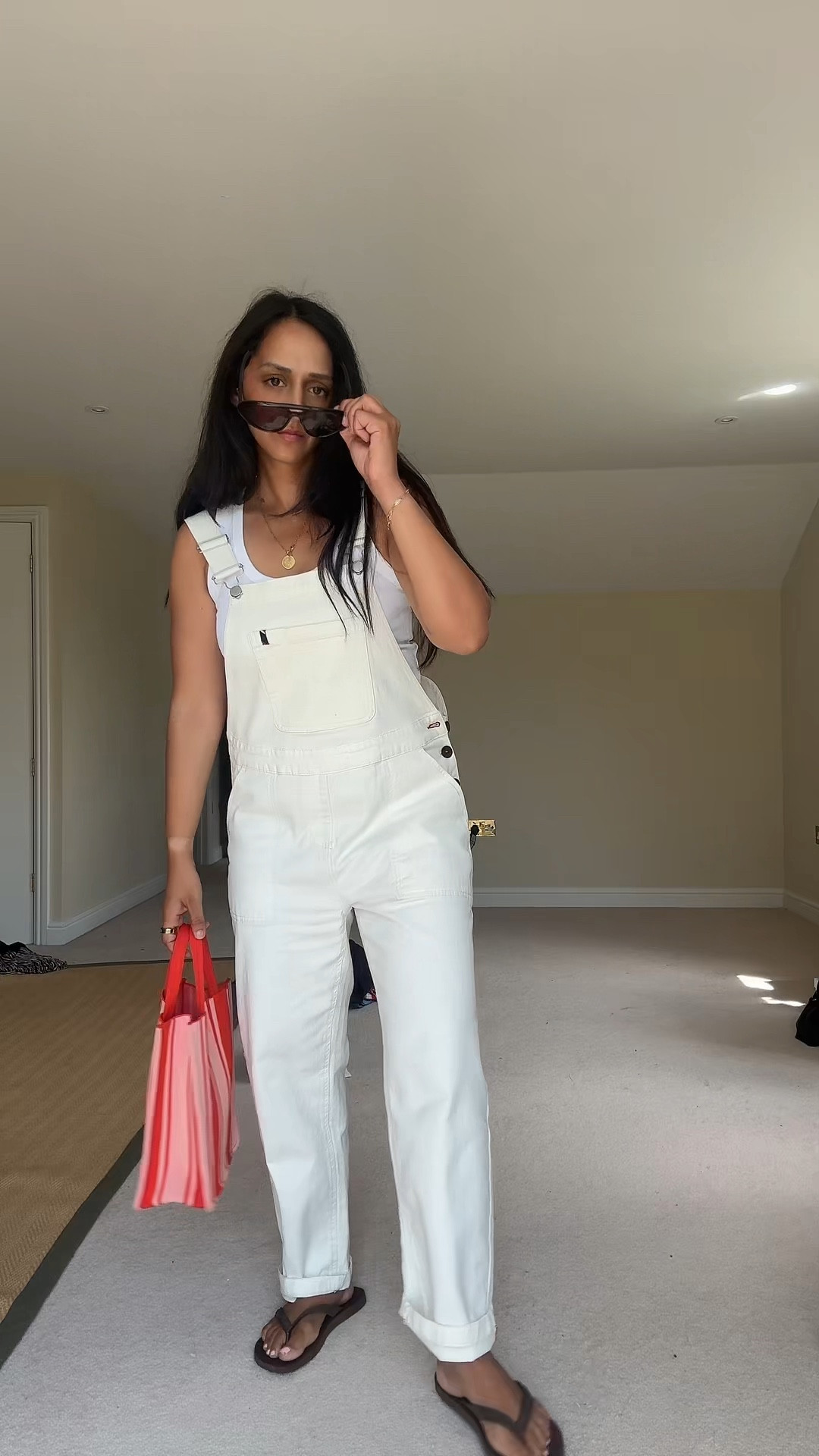 White dungarees outfit 

#LTKeurope #LTKsummer #LTKuk