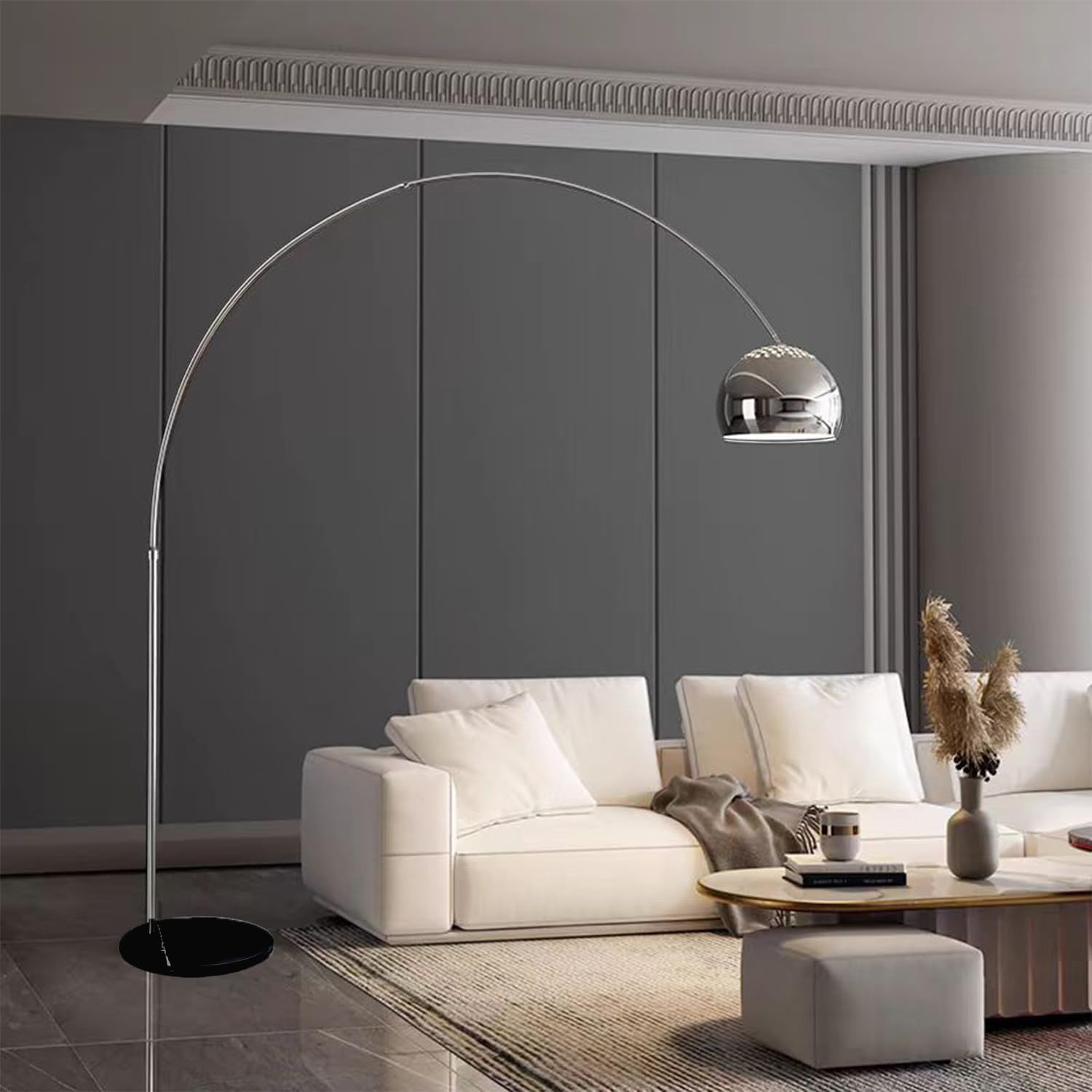 Floor Lamps for Living Room,80" Arc Floor Lamp,with Dimmer Adjustable Brightness,Modern Floor Lam... | Amazon (US)